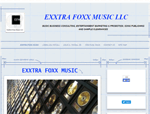 Tablet Screenshot of exxtrafoxxmusic.com